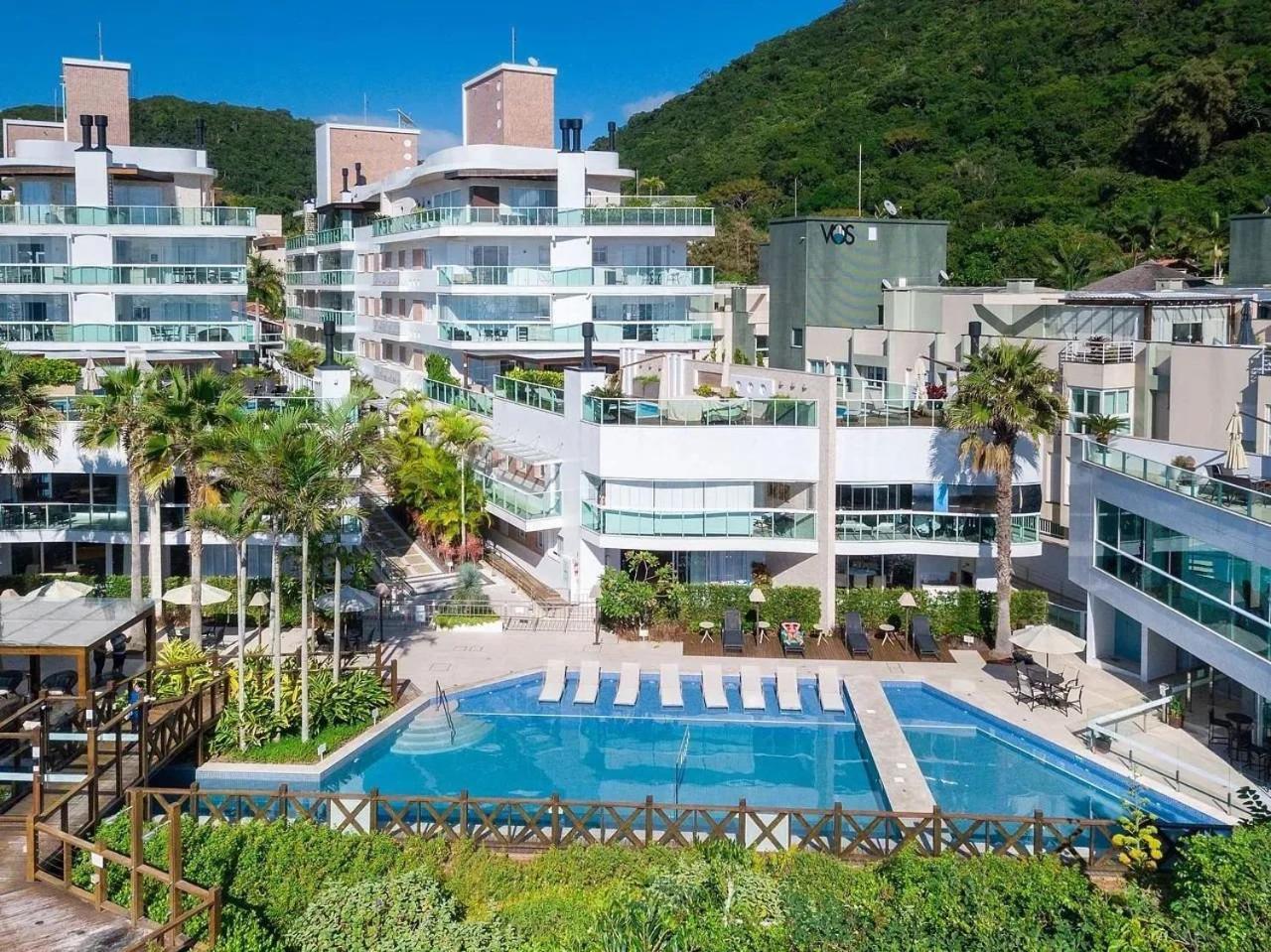 Varandas Do Atlantico 101A - Excelente Apartamento Em Condominio De Luxo A Beira Mar - Piscina Climatizada - Academia - Bombinhas Buitenkant foto