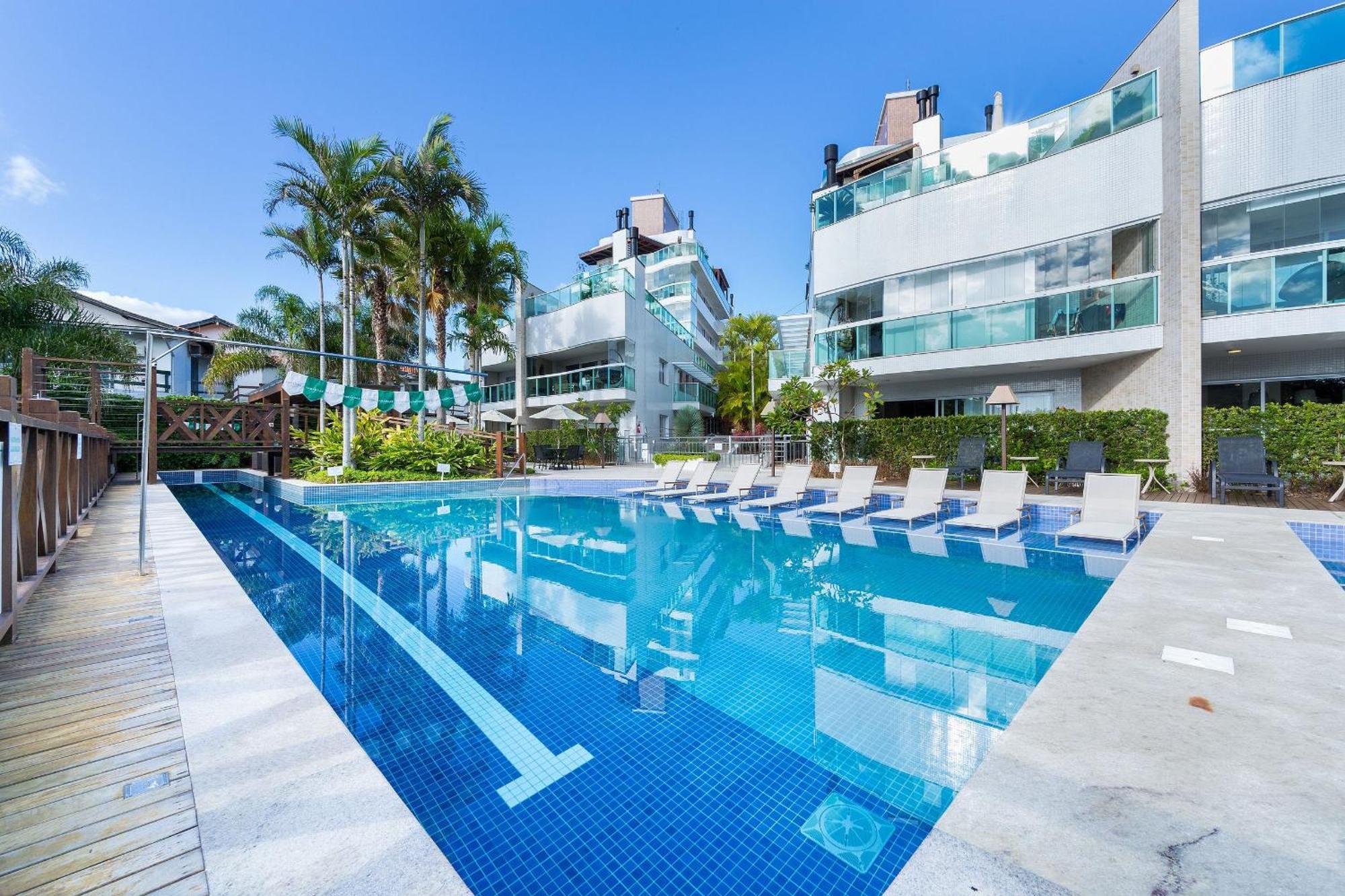 Varandas Do Atlantico 101A - Excelente Apartamento Em Condominio De Luxo A Beira Mar - Piscina Climatizada - Academia - Bombinhas Buitenkant foto