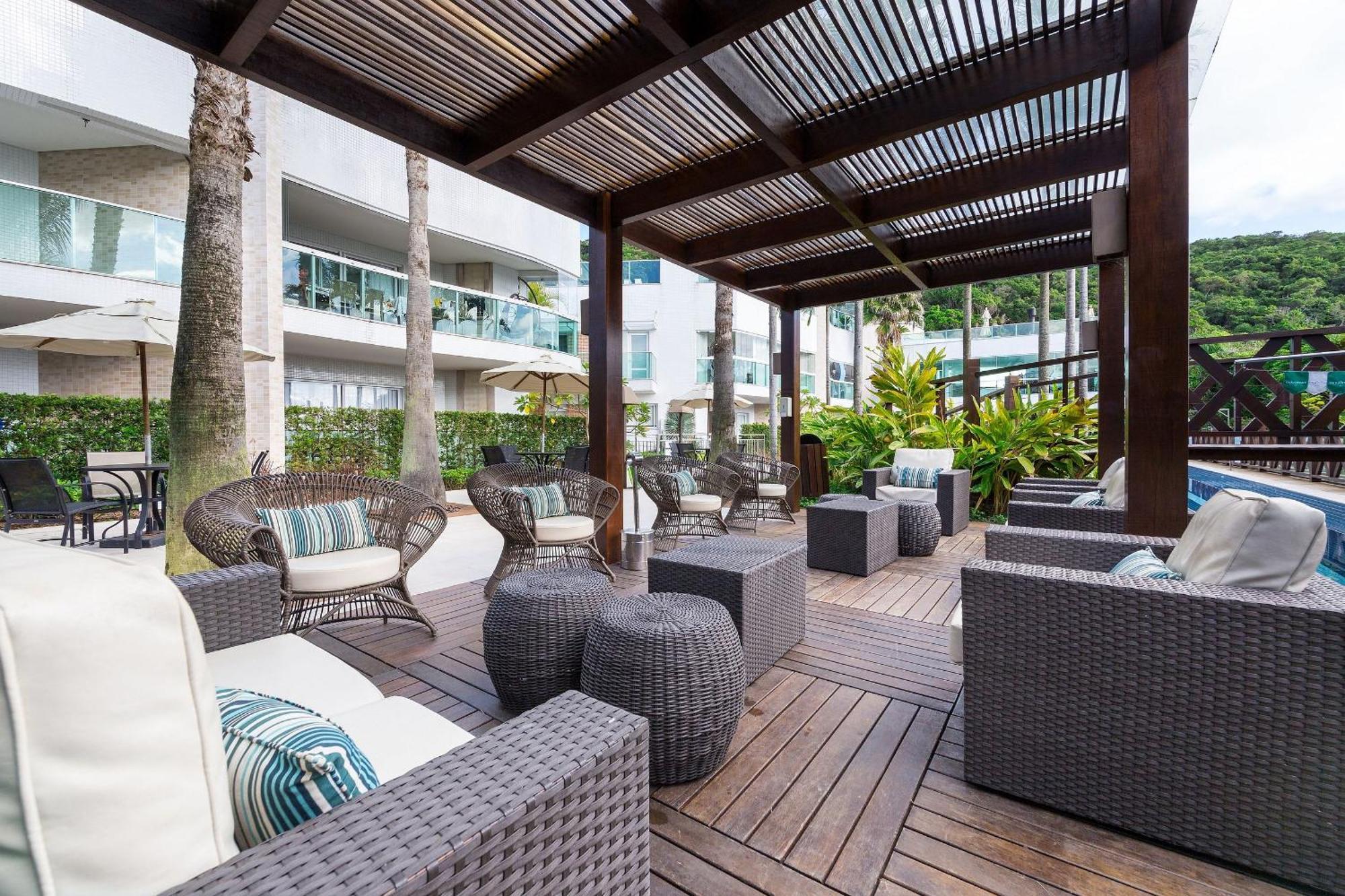 Varandas Do Atlantico 101A - Excelente Apartamento Em Condominio De Luxo A Beira Mar - Piscina Climatizada - Academia - Bombinhas Buitenkant foto