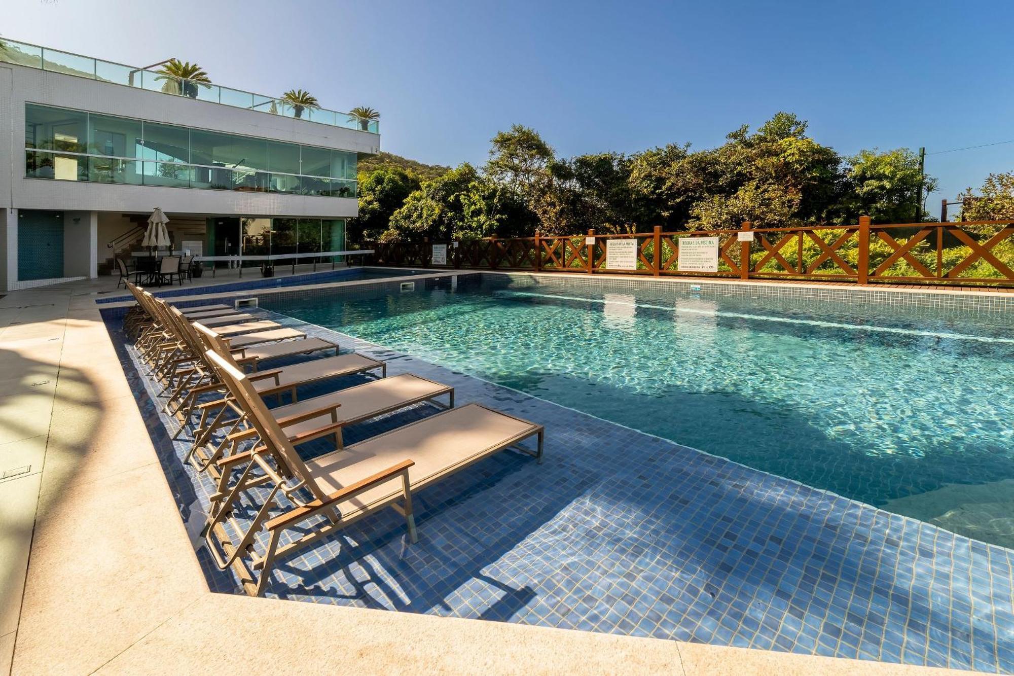 Varandas Do Atlantico 101A - Excelente Apartamento Em Condominio De Luxo A Beira Mar - Piscina Climatizada - Academia - Bombinhas Buitenkant foto